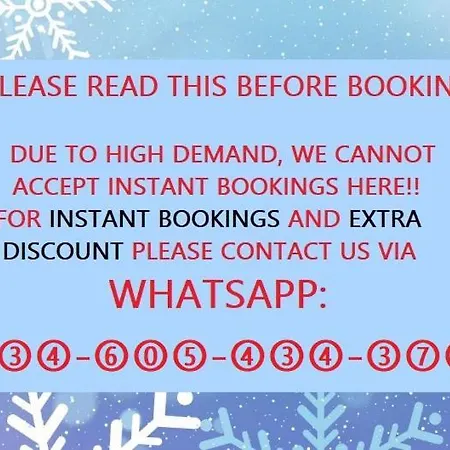 Apartamento Cozy Penthouse With 6bdr For Your Holiday- If You Want To Book, Please Contact On Wh-ats-app - 0034-605-434-371 !!!!